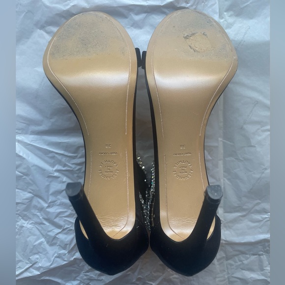Alexandre Vauthier Yasmin 100 Silk Crystal Heel - Picture 7 of 15